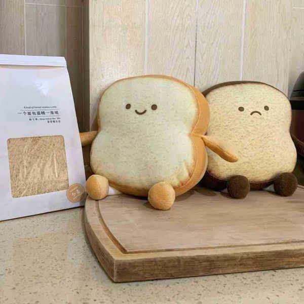 Симпатичный Happysad Toast Plush Toys Baby Sleep Sushi Pupe Hrea