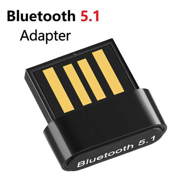 Cercatori Wi-Fi USB Adattatore Bluetooth 5.1 Trasmettitore per computer Ricevitore audio Bluetooth senza driver per PC Windows 7/8/8.1/10/11