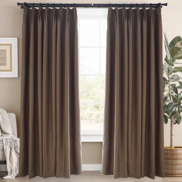 Cortina de cortina cortinas de blecaute modernas para o quarto porta deslizante 80% Sombreamento de janelas isoladas Belts da sala de estar