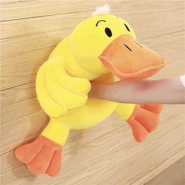 1pc 4070cm Cartoon Ducks фаршированная плюшевая подушка мягкая подушка красивая животная гусиная плюшевая игрушка Pop Creative Baby Зимний подарок J220729