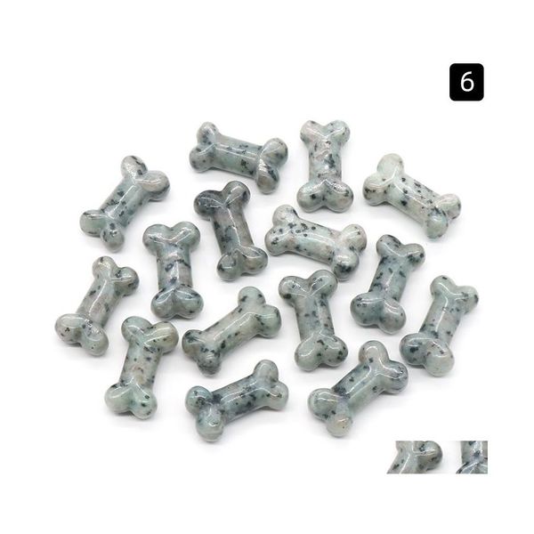 Свободные драгоценные камни Оптовые натуральные кристаллы собака кость Kiwi Stone State State