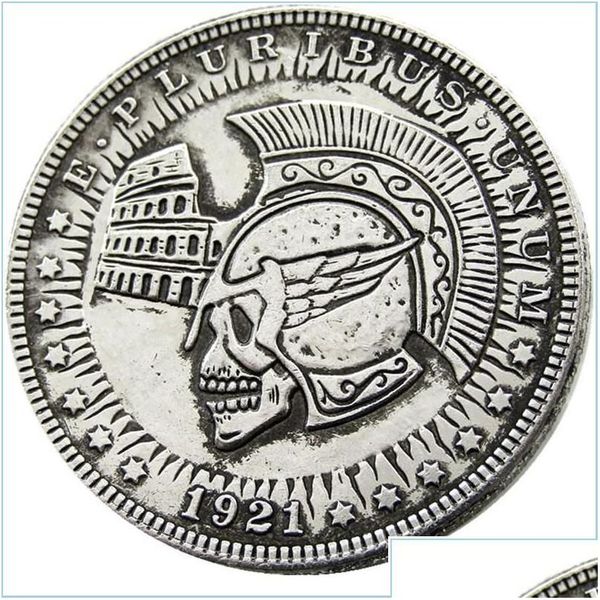 Arti E Mestieri Arti E Mestieri Hb31 Hobo Morgan Dollaro Skl Zombie Scheletro Copia Monete Ottone Ornamenti Artigianali Decorazione Della Casa Accesso Dhk2L