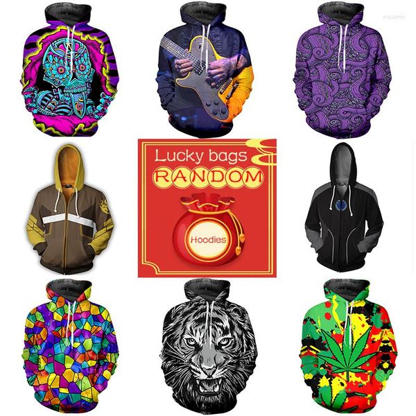 Erkek Hoodies CJLM Erkekler/Kadınlar 3D Baskı Moda Erkekler Harajuku Gevşek Sweatshirt Hoody Bahar Sonbahar Sıcak Gündelik Hoodie Şanslı Çantalar