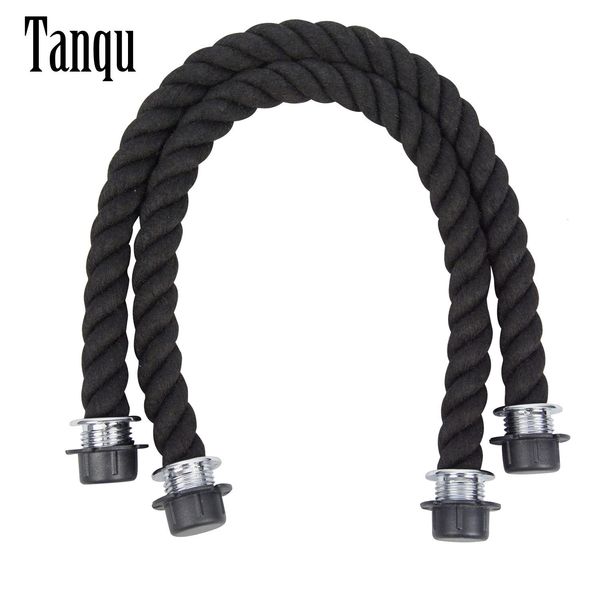 Accessori per parti di sacchetti Tanqu 1 coppia lungo la maniglia di corda di canapa naturale nera corta per O Accesorios Obag Women Borse Classic Mini Eva 221124