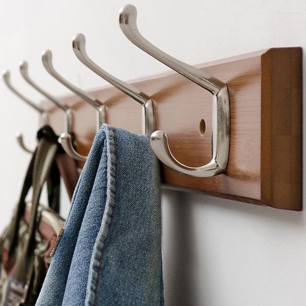 Kleidung Lagerung Kreative Wand Garderobe Bambus Holz Badezimmer Schlafzimmer Tür Zurück Haken Kleidung Organizer