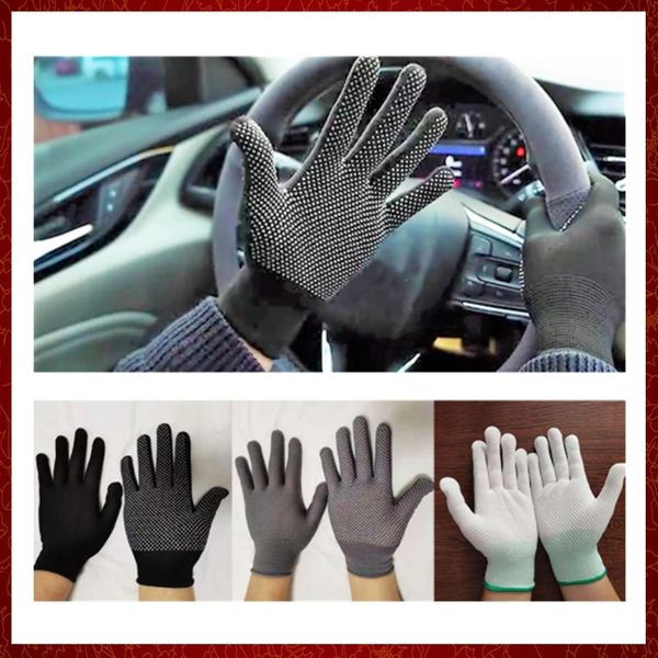 ST564 Нейлоновый клей бусин и пластиковые анти скользкие перчатки для автомобильного мотоцикля вождение легкие мужчины женские перчатки