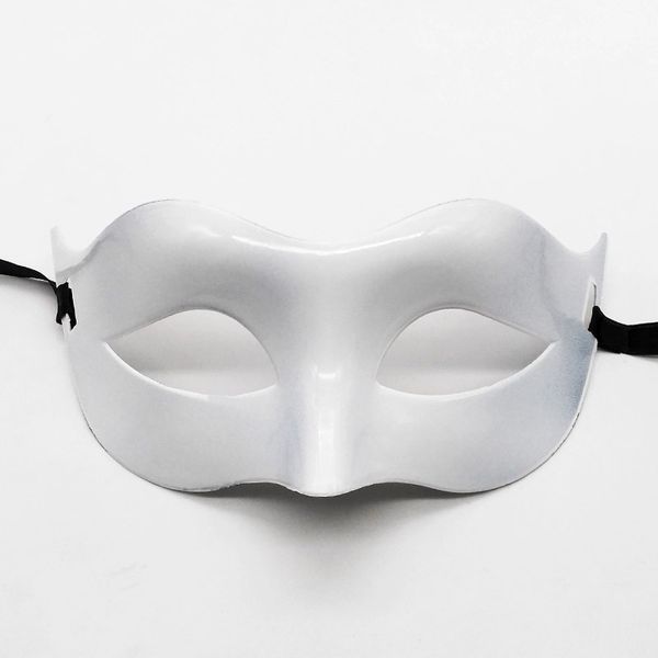 Festa in maschera di Halloween Maschera nera Festa a metà faccia per adulti Spettacolo di vacanza retrò per uomini