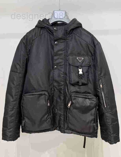 Jackets de jaquetas masculinas 2021 Jaqueta de algodão de inverno de alta qualidade Fibra de nylon de nylon com zíper de bolso de alta qualidade Tubo reto do tubo lixo edição mensal 9fpb