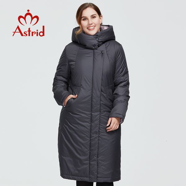 Womens Down Parkas Astrid Cappotto invernale da donna lungo parka caldo moda giacca spessa con cappuccio in pelliccia di cammello taglie forti abbigliamento femminile 6703 221124