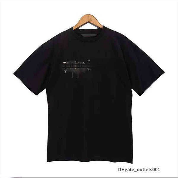 21ss Magliette da uomo t-shirt Palms Palmangel City Designer Limited Inkjet Graffiti Letter Printing Uomo Donna Barca a vela a maniche corte Casual yz6