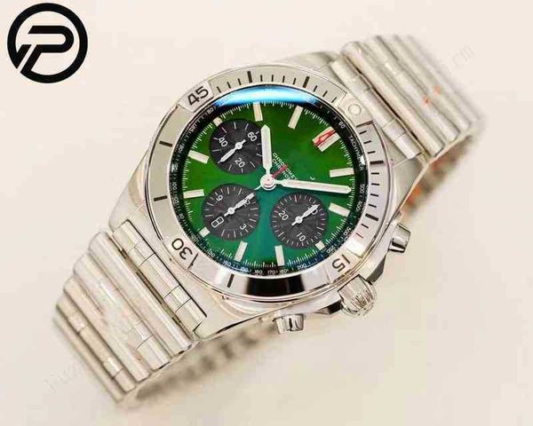 Chronograph AAAAA Luxury Diving Brand Watch Gf Factory 42 mm 316 Stahl 7750 Uhrwerk Grün High-End