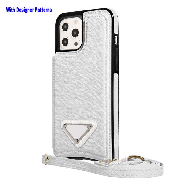 Luxuriöse Designer-Geldbörsenhüllen, kompatibel mit iPhone 14 Plus 13 12 11 Xr 8P 7G, luxuriöse Kartenhalter-Hülle, Umhängetasche, Leder-Handtaschenhülle für Damen, Schutzhülle