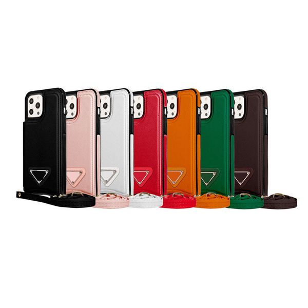 İPhone 15 Pro Maks Kılıfı için Lüks Cüzdan Kılıfları 14plus 13promax 12 11 XSMAX XR 8P Kart Tutucu Kılıf Kadın Kayış Kadın Erkek Tasarımcı Deri Koruyucu Flip Folio Kapak