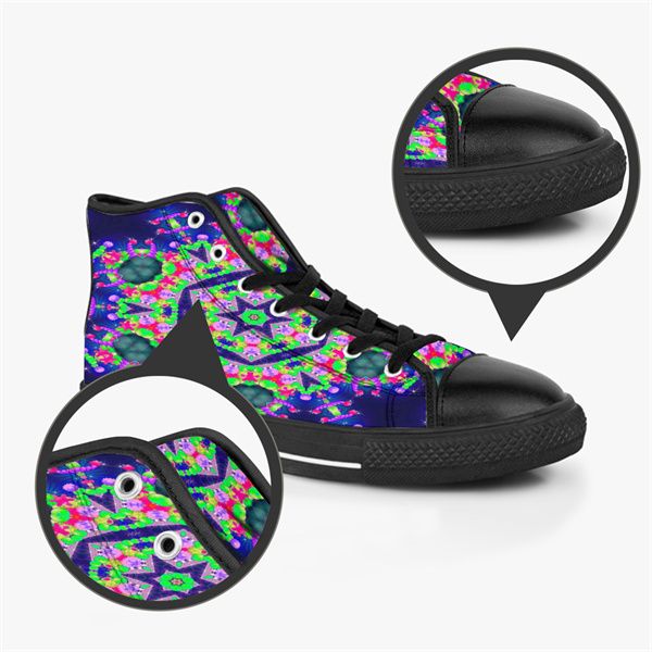 Мужчины Женщины DIY Custom Shoes Low Top Canvas Skateboard Triple Black Customization UV Print