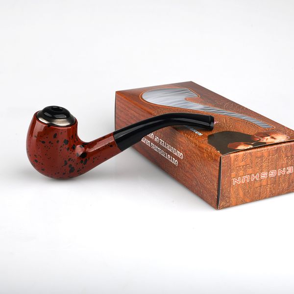 accessorio per fumo pipe per tabacco shisha penna vape Pipa in ferro Tubo a doppio scopo filtro di circolazione curvo 65g