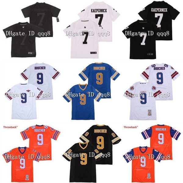 American College Football Wear NCAA Colin Kaepernick Icon Jersey 2.0 True To IMWITHKAP 7 Colin Kaepernick SONO CON KAP Bobby Boucher 9 The