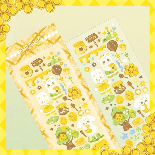 Geschenkverpackung Koreanisch Ins Honey Kawaii Aufkleber DIY Scrapbook Phone Hülle Diary Po Star Chasing Dekoration