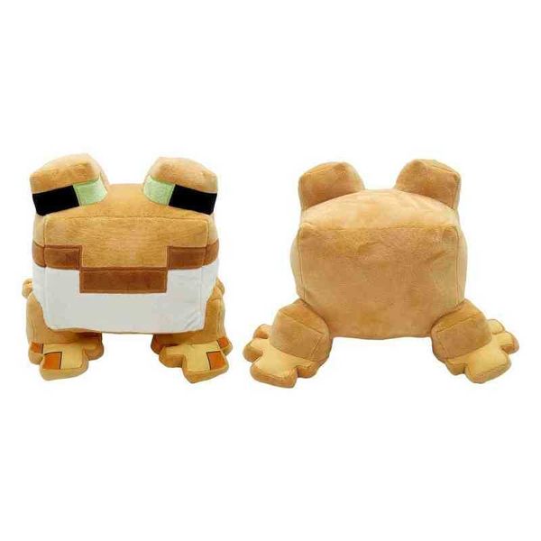 25 cm Kawaii Gioco Cartoon Frog Animali di peluche Giocattolo Cute New Dolls Bambola di pezza morbida Plushie Rane Cuscino Regali di compleanno per bambini J220729