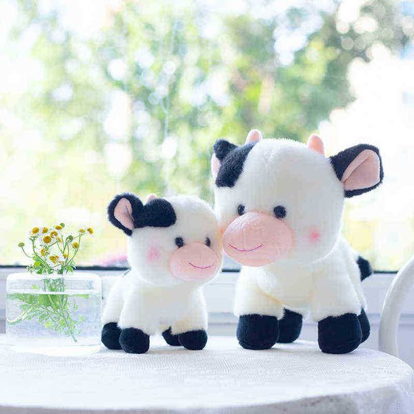 Neue Verkauf Plüsch Fortune Cattle Puppen Super Weiche Umarmungen Milch Kühe Spielzeug Haarige Peluche Halten Puppen Schöne Geburtstag Geschenk Geschenke j220729