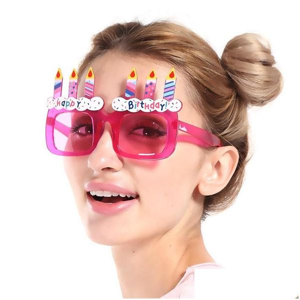 Outros suprimentos de festa do evento feliz aniversário Óculos de decoração de festa de festa criativos de óculos engraçados POGRAÇÕES TAPE PO APS 6SF C DHIKR