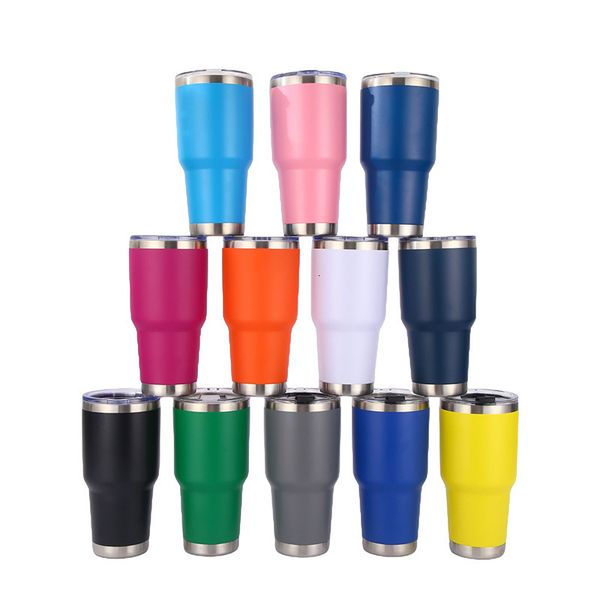 Garrafa de água 30 onças Térmicas para água Cáfeo de café Térmica Copo de aço inoxidável Tumbler Garrafa Termica Copo Terico Cafe Caneca 221125