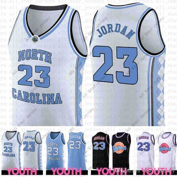 College Basketball Wears 2020 new North Carolina State University 23 Michael JD Youth Kids Maglia da basket da uomo NCAA Tune Squad Space 23 Maglie