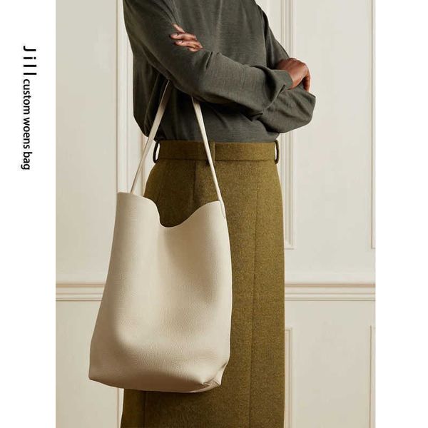 The Row Bag Designer borsa da sera borsa in pelle capienza una spalla grande tote parktote modello litchi Bucket