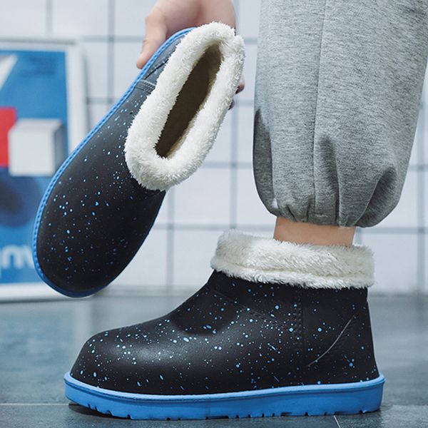Платье обуви Unisex Winter Mens Rain Boots теплые снежные нельзя.
