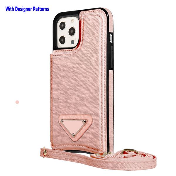 Modedesigner-Magnethüllen für iPhone 14Plus 14Pro 13 Pro Max 12 Mini 11 XR XSMAX 6 7 8Plus Flip Wallet Lederkartenhalter mit Handschlaufe Luxus-Handyhülle