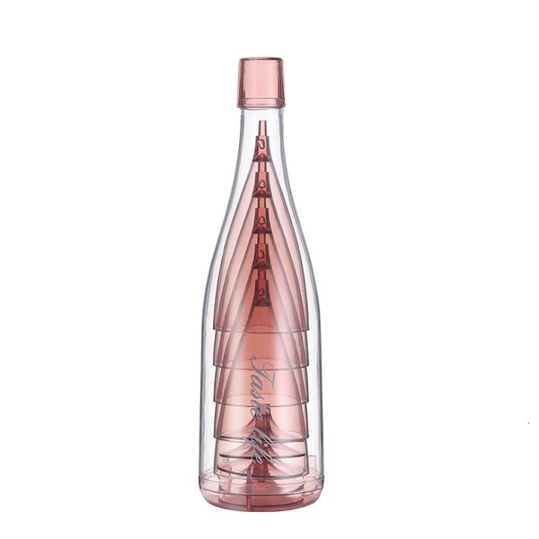 Bicchieri da vino Bicchieri in plastica usa e getta Set in bottiglia per Champagne Copas Home Bar Accessori Articoli per feste 221124