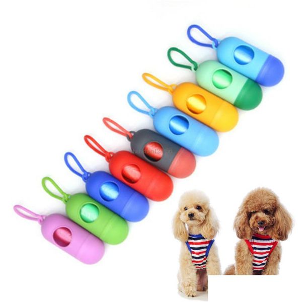 Altre forniture per cani Dog Cat Garbage Borse Case Space Capse Conveniente Poop Clean Poop Park Outdoor Walking Dogs Forniture Delivery Delivery HCCH7