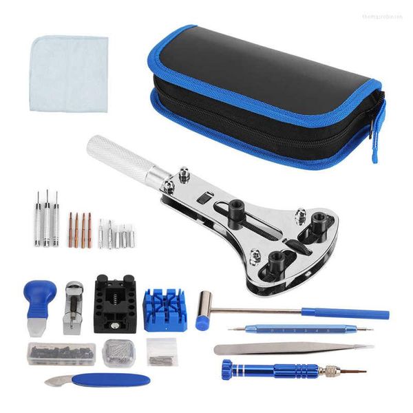 Kit di riparazione per orologi Kit completo di strumenti Strumento professionale con custodia per negozio