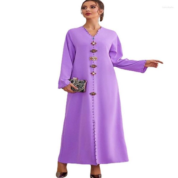 Повседневные платья халат Longue Femme Plus для женщин 2022 Vestido Longo abaya Turkey Ислам Арабский мусульманский мусульманский скромный длинное платье Caftan