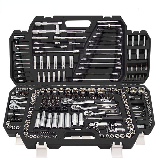 Set di altri utensili manuali per riparazione auto Chiave a cricchetto Chiave a bussola Pneumatici ferramenta meccanica Kit completo 221123