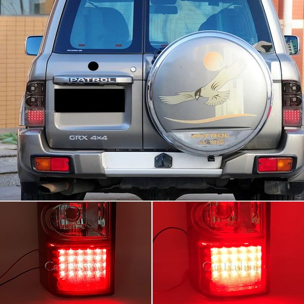 LED Heck -Rücklicht für Nissan Patrol Y61 1997 1998 1999 2000 2001 2002 2003 2004 Stop Brems -Lampen -Nebel -Lampen -Accessoires