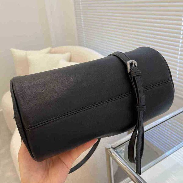 Novo travesseiro de bolsa de ombro, travesseiro de bolsa de alta qualidade em forma de barril cl￡ssico Mensageiro de couro Crossbody Designer Wallet 211027