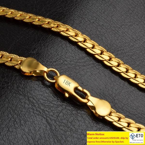 Mass 14k amarelo de ouro sólido real gf 9mm italiano figaro link Chain colar Jóias de bronze Presente 24 polegadas Todos os itens de um petfree sem fumaça