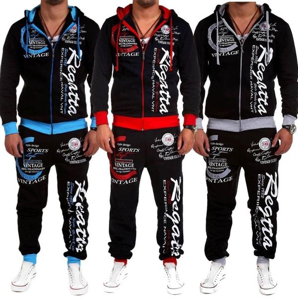 Men's tracksuits masculinos de tamanho XS- 4xl Spring Autumn Sport Outdoor Suits Men Hoodies Sets