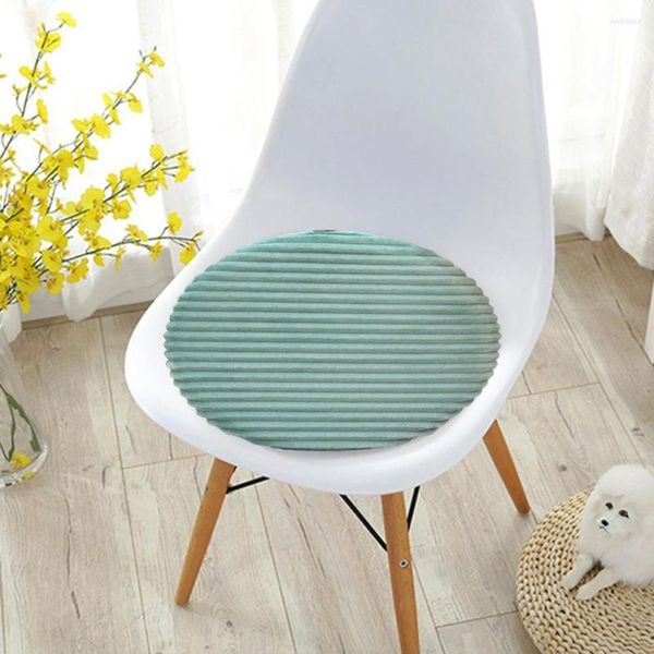 Sandalye, yararlı elastik hafif yastık kapağı yuvarlak zemin yastık koltuk pedi ev el ofis için ziyafet kasası için kullanımı