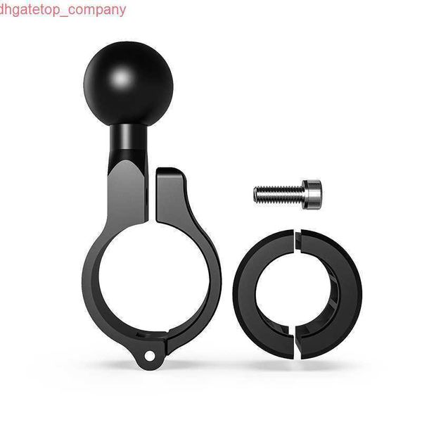 Adattatore per montaggio su testa a sfera da 1 pollice per auto, staffa per moto, manubrio per bicicletta, clip per supporto per telefono, per fotocamera sportiva GoPro YI