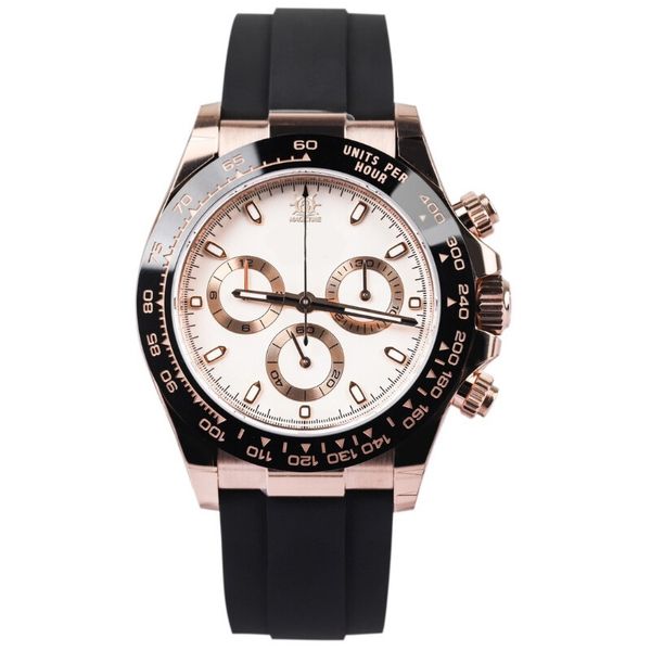 Sports Men's Watch Automatic Mechanical Watch Cint in gomma importata è più comodo da indossare