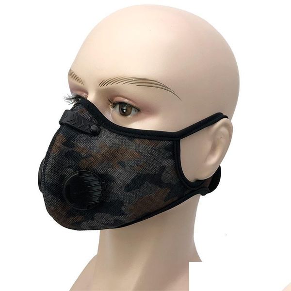 Designer-Masken Anti-Haze PM2.5 Reitmaske Ohr hängender Staub Sport Aktivkohle 23 Stile mit Atmung Vae 83 J2 Drop Lieferung Ho Dhvu4