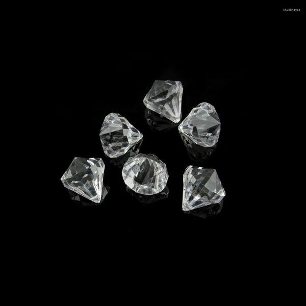Kronleuchter Kristall Transparente Farbe 90 teile/los 26 24mm Acryl Diamant Briefbeschwerer Hängen Feng Shui Hochzeit Dekorationen