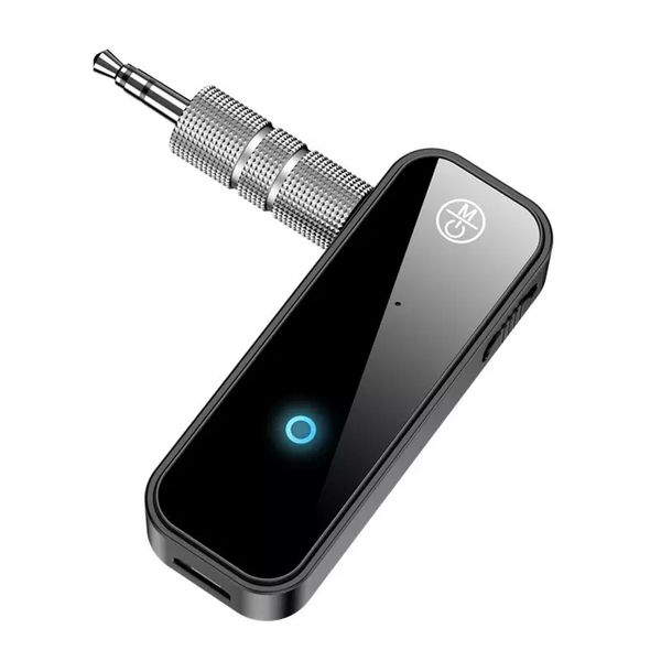 Aux Bluetooth Adapter 2 in 1 BT 5.0 Empfänger für Auto mit Display für Lautsprecher Stereoanlagen und Kopfhörer