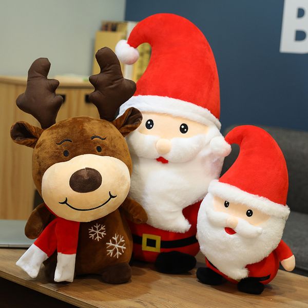 2022 Hersteller verkaufen 22 cm große Weihnachtsmann-Plüschtiere für Kinder-Weihnachtsgeschenke im Großhandel