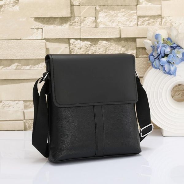 Moda bolsas masculinas de couro PU de marcas famosas bolsa mensageiro masculina com bolsa de ombro transversal masculina pacote de negócios para homens