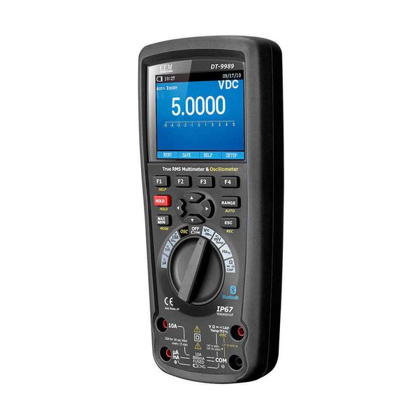 CEM DT-9989 Professional RMS RMS Industrial Digital Digital Multimeter Multimeter Multimeter с TFT Color LCD-дисплей