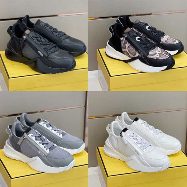 con scatole originali Sneaker Sneaker Scarpe da design Nylon Runner Trainer Top Sidueto in pelle Switch Shoe Slip-On Casual Show White Slip-On With Box No259