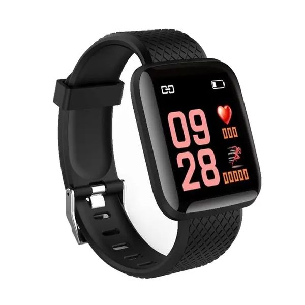 D13 Smart Watch Band 116 plus Водонепроницаемый смарт-браслет Трекер сердечного ритма Браслет Артериальное давление Спорт Smartwatch