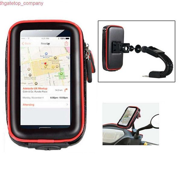 Araba Yükseltme Yeni su geçirmez motosiklet bisiklet scooter cep telefonu tutucu çanta kasası iPhone xs max gps destek 6.5 inç bisiklet standı